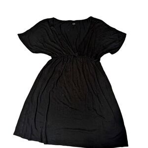 COPY - BLACK CASUAL TEE SHIRT DRESS